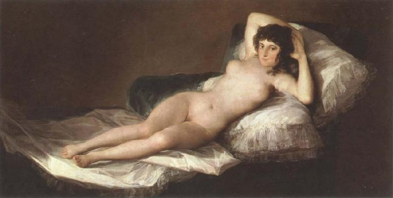 Francisco Goya naked maja oil painting image